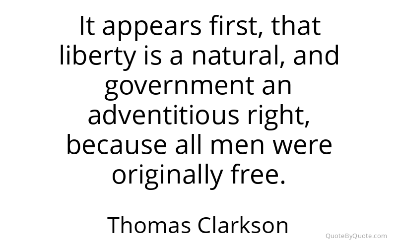 Preview image for this quote by Thomas Clarkson