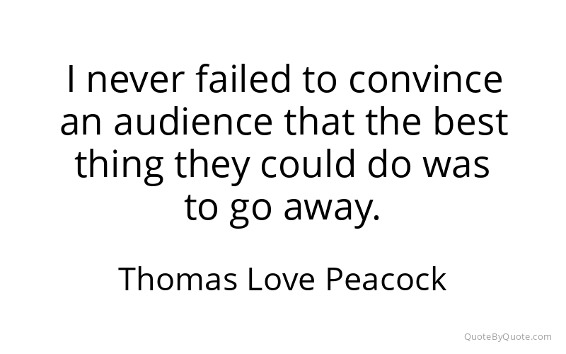 Preview image for this quote by Thomas Love Peacock