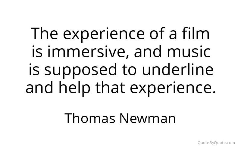 Preview image for this quote by Thomas Newman