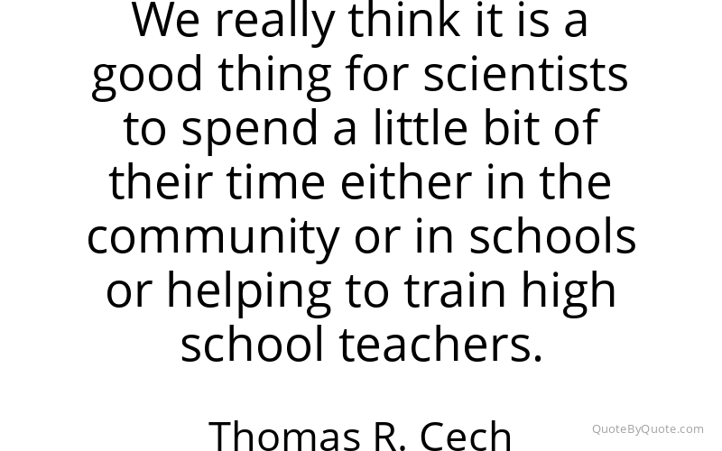 Preview image for this quote by Thomas R. Cech