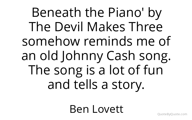 Preview image for this quote by Ben Lovett