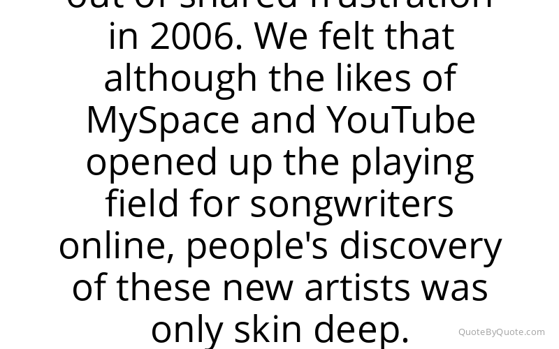 Preview image for this quote by Ben Lovett