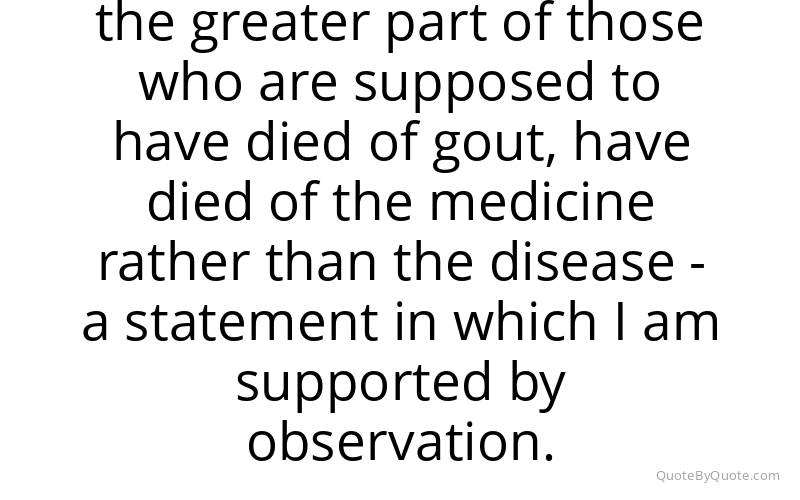 Preview image for this quote by Thomas Sydenham