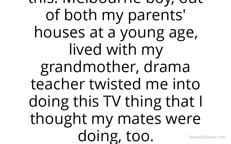 Preview image for this quote by Ben Mendelsohn