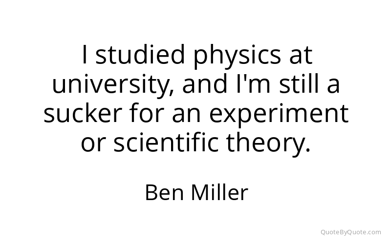 Preview image for this quote by Ben Miller