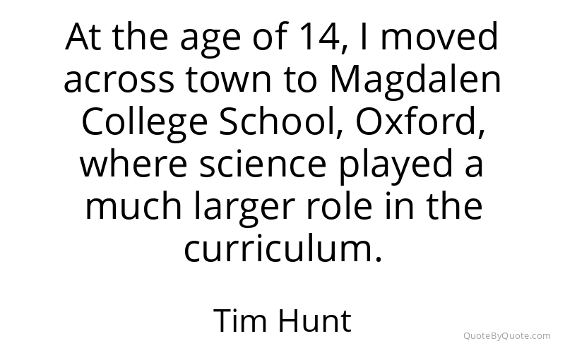 Preview image for this quote by Tim Hunt