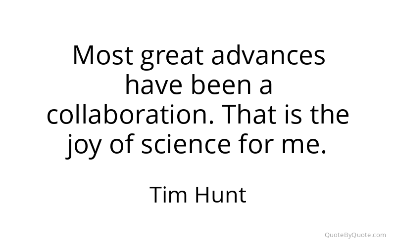 Preview image for this quote by Tim Hunt