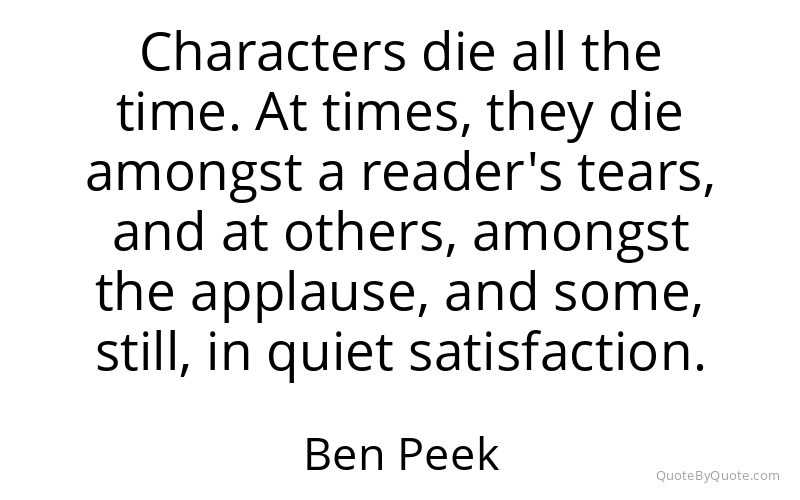 Preview image for this quote by Ben Peek