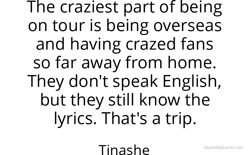 Preview image for this quote by Tinashe