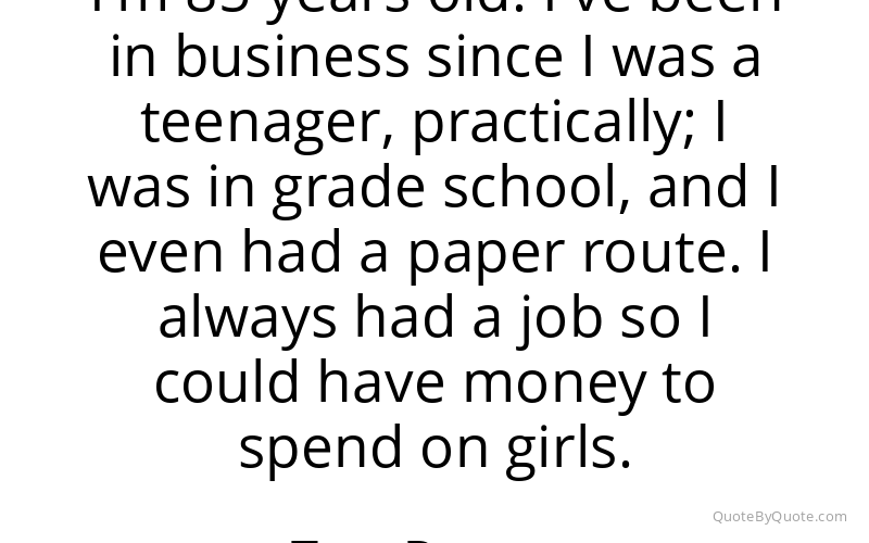 Preview image for this quote by Tom Benson