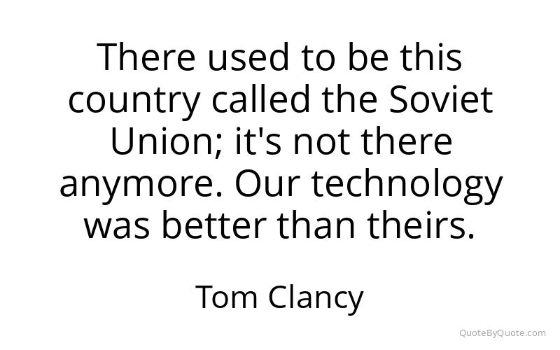 Preview image for this quote by Tom Clancy