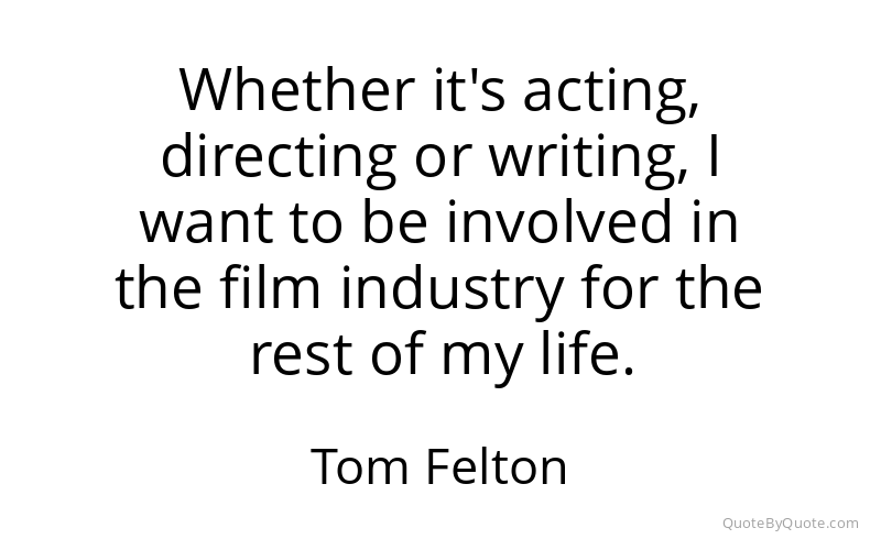 Preview image for this quote by Tom Felton