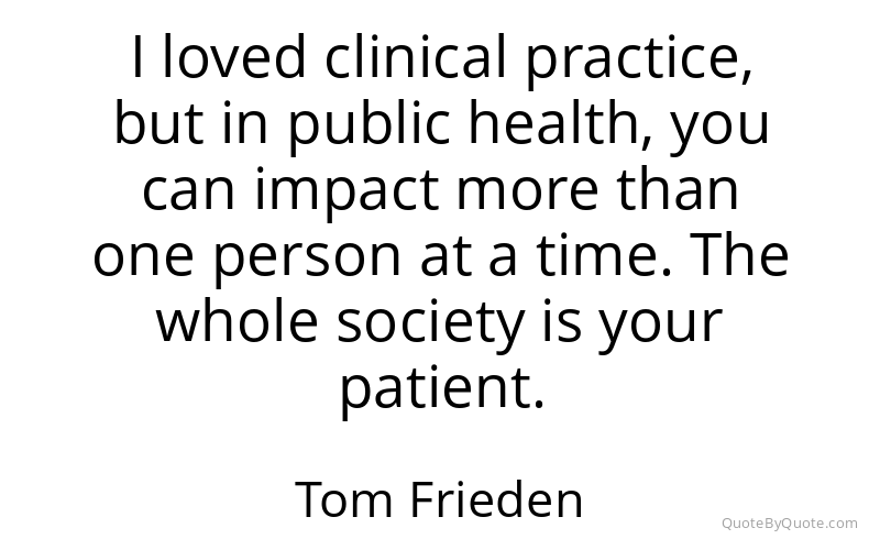 Preview image for this quote by Tom Frieden