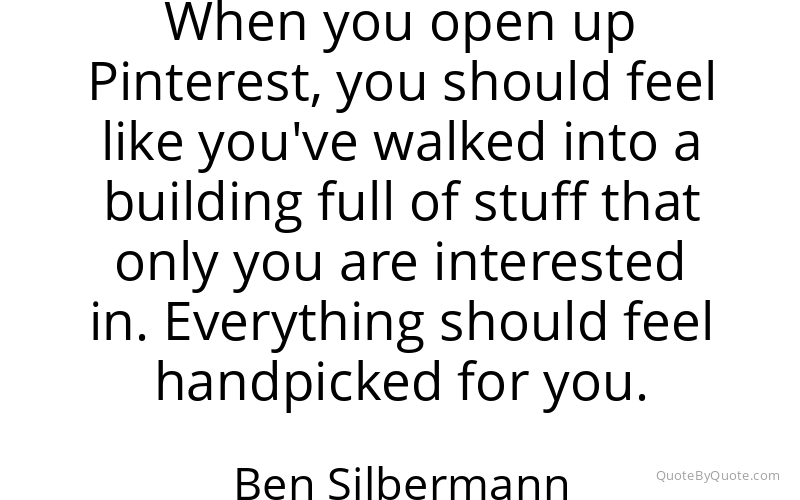 Preview image for this quote by Ben Silbermann