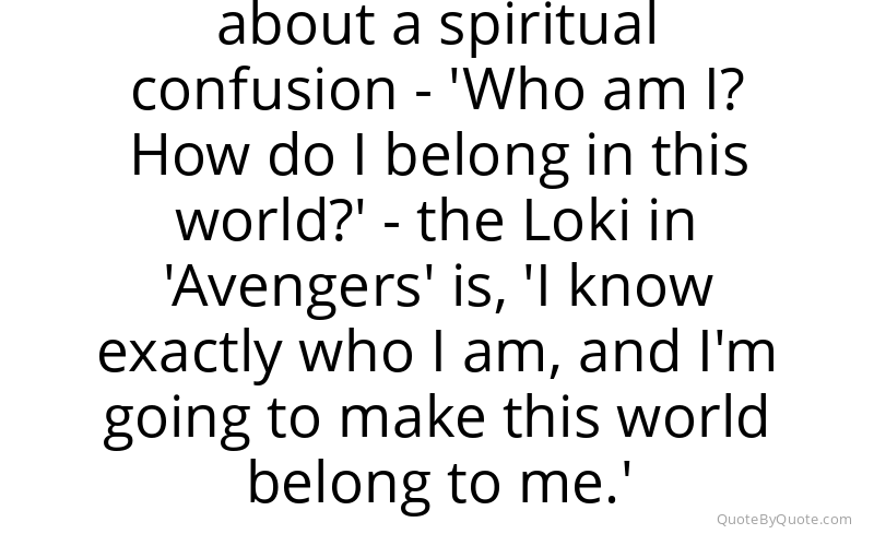 Preview image for this quote by Tom Hiddleston