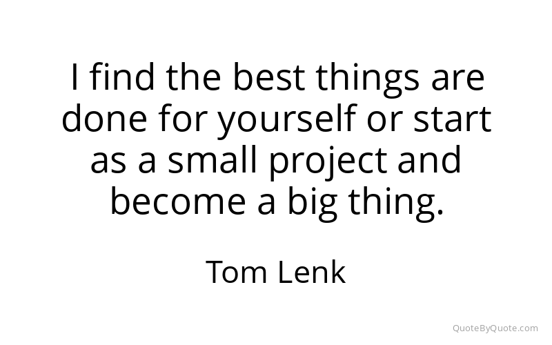Preview image for this quote by Tom Lenk
