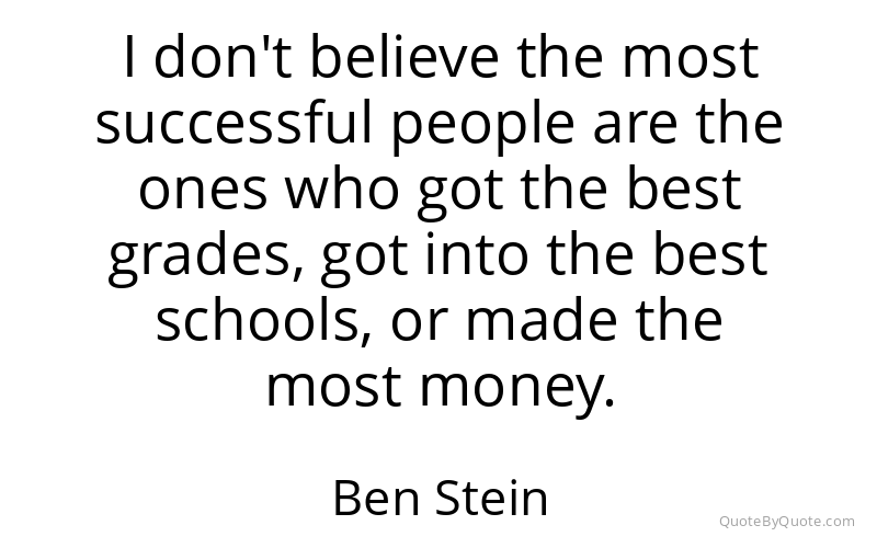 Preview image for this quote by Ben Stein