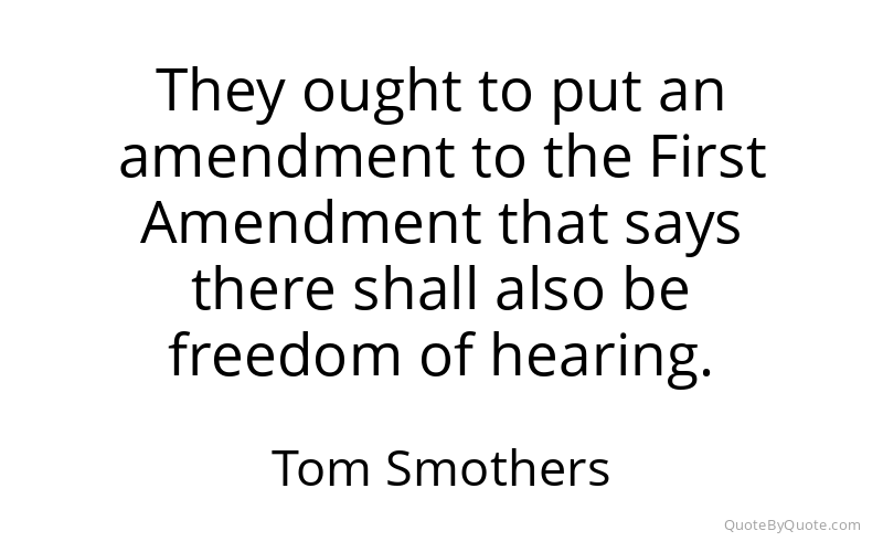 Preview image for this quote by Tom Smothers