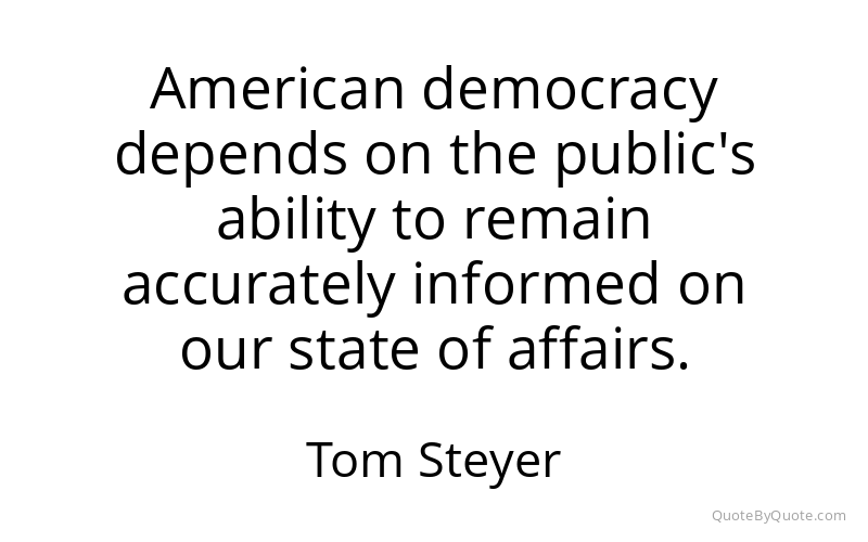 Preview image for this quote by Tom Steyer