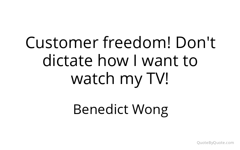 Preview image for this quote by Benedict Wong