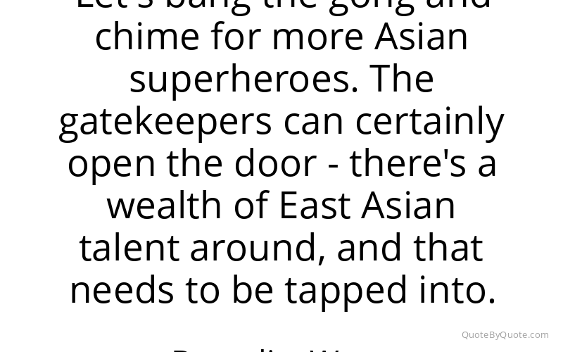 Preview image for this quote by Benedict Wong
