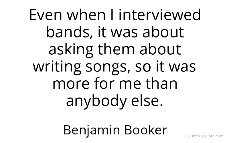Preview image for this quote by Benjamin Booker