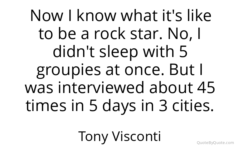 Preview image for this quote by Tony Visconti