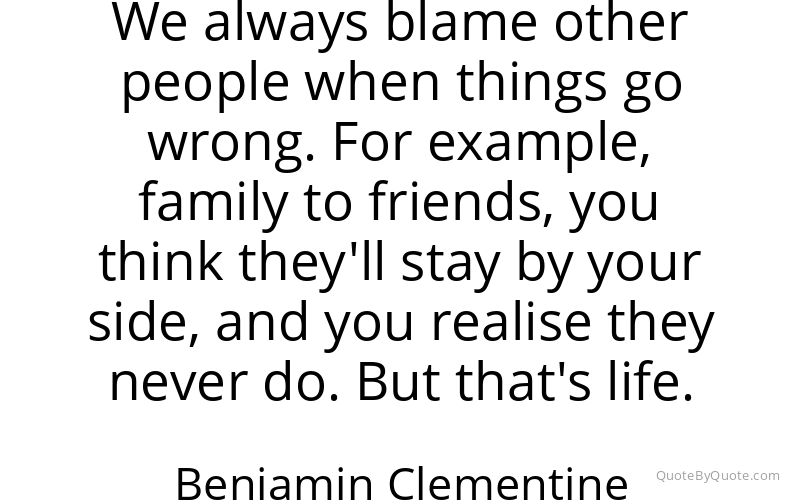 Preview image for this quote by Benjamin Clementine