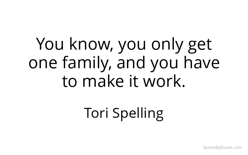 Preview image for this quote by Tori Spelling