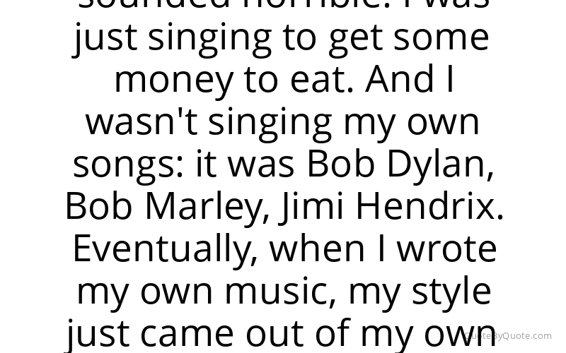 Preview image for this quote by Benjamin Clementine