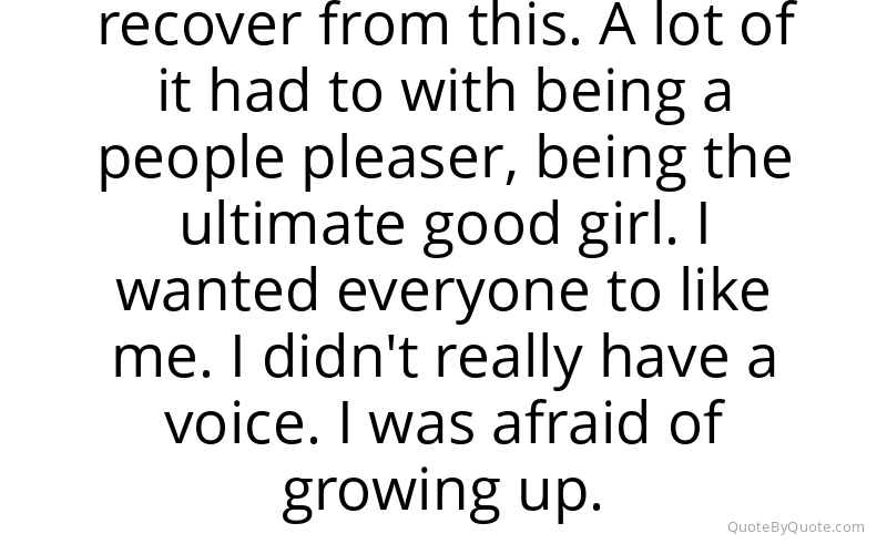 Preview image for this quote by Tracey Gold