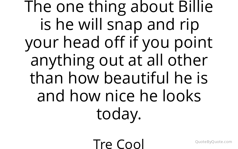 Preview image for this quote by Tre Cool