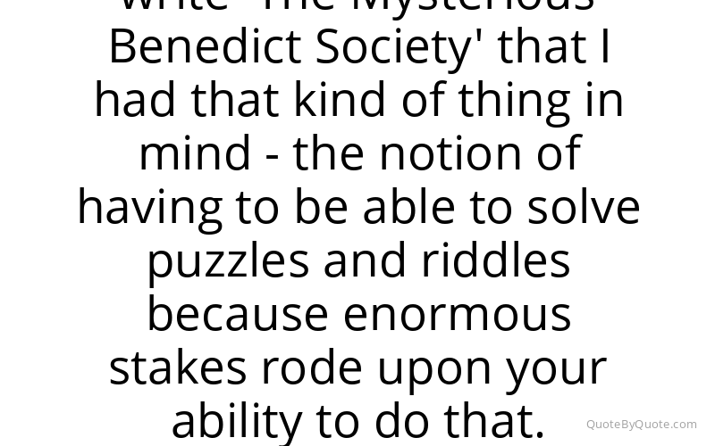 Preview image for this quote by Trenton Lee Stewart
