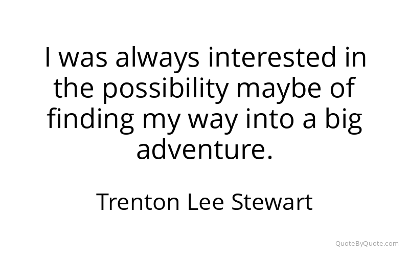Preview image for this quote by Trenton Lee Stewart