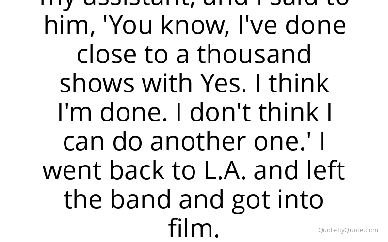Preview image for this quote by Trevor Rabin