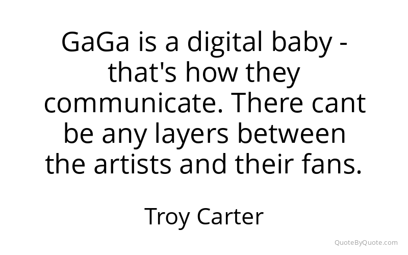 Preview image for this quote by Troy Carter