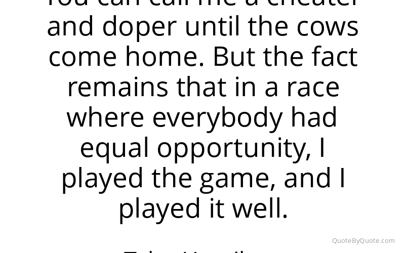 Preview image for this quote by Tyler Hamilton