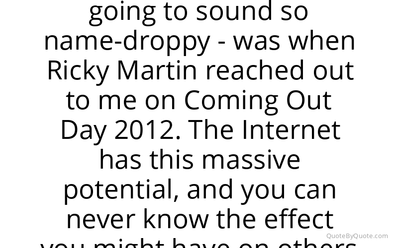 Preview image for this quote by Tyler Oakley