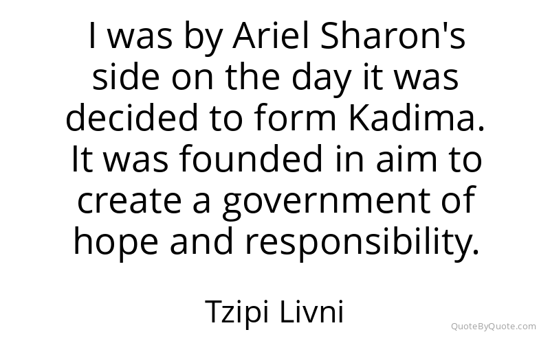 Preview image for this quote by Tzipi Livni