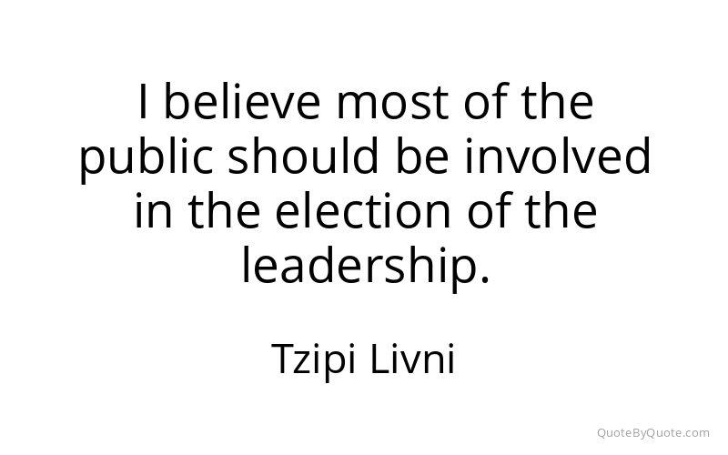 Preview image for this quote by Tzipi Livni