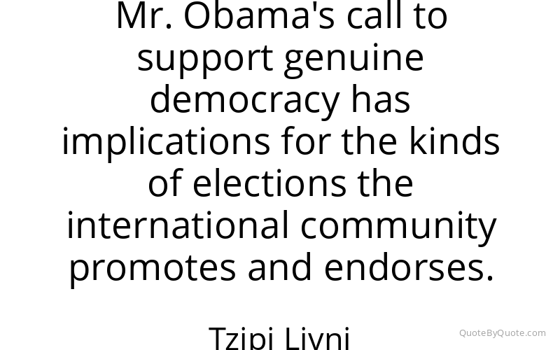 Preview image for this quote by Tzipi Livni