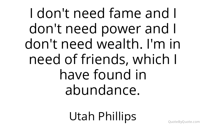 Preview image for this quote by Utah Phillips