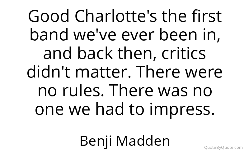 Preview image for this quote by Benji Madden