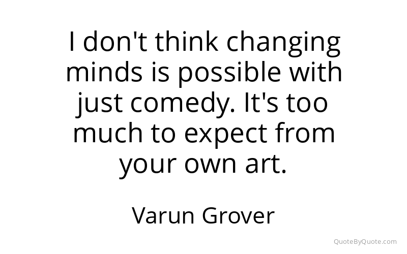 Preview image for this quote by Varun Grover