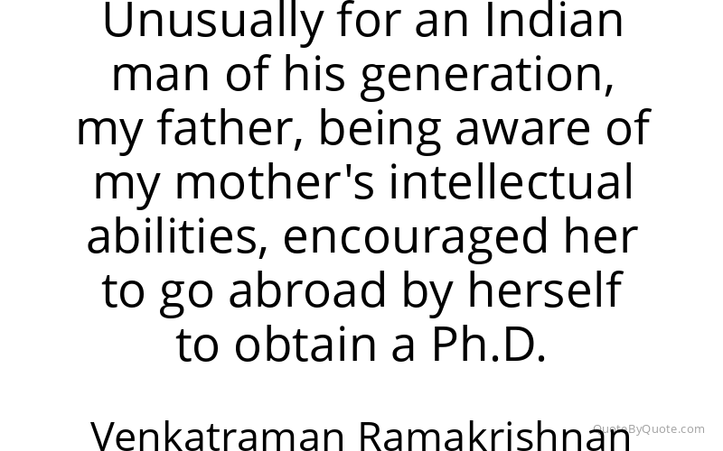 Preview image for this quote by Venkatraman Ramakrishnan