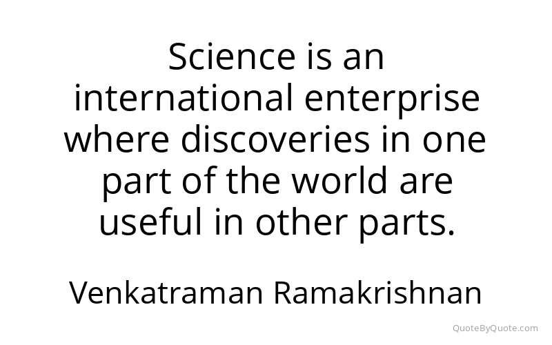 Preview image for this quote by Venkatraman Ramakrishnan