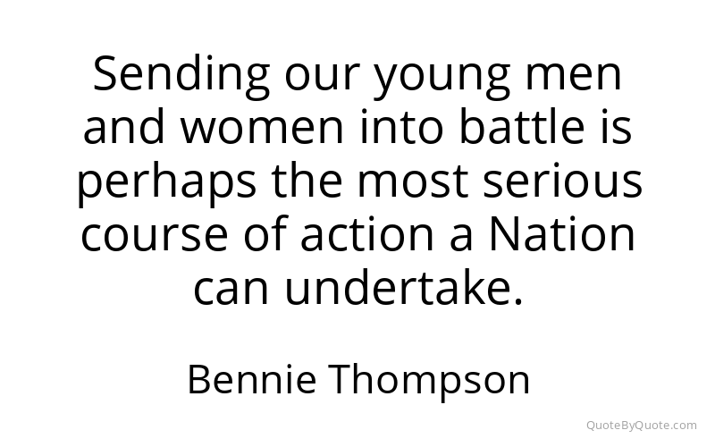 Preview image for this quote by Bennie Thompson