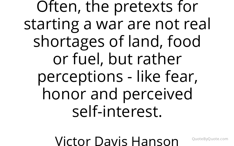 Preview image for this quote by Victor Davis Hanson