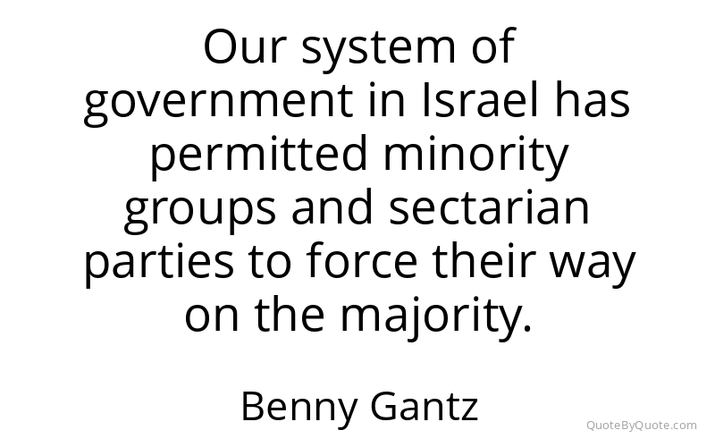 Preview image for this quote by Benny Gantz