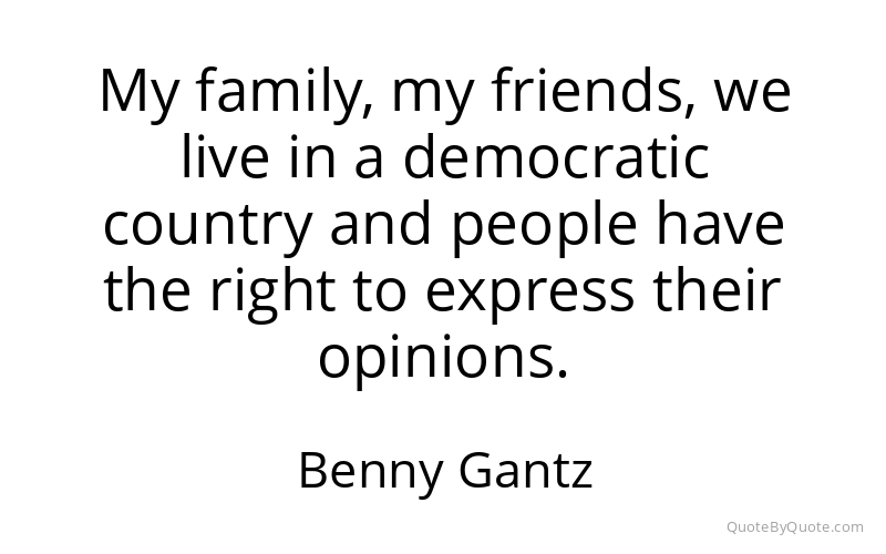 Preview image for this quote by Benny Gantz